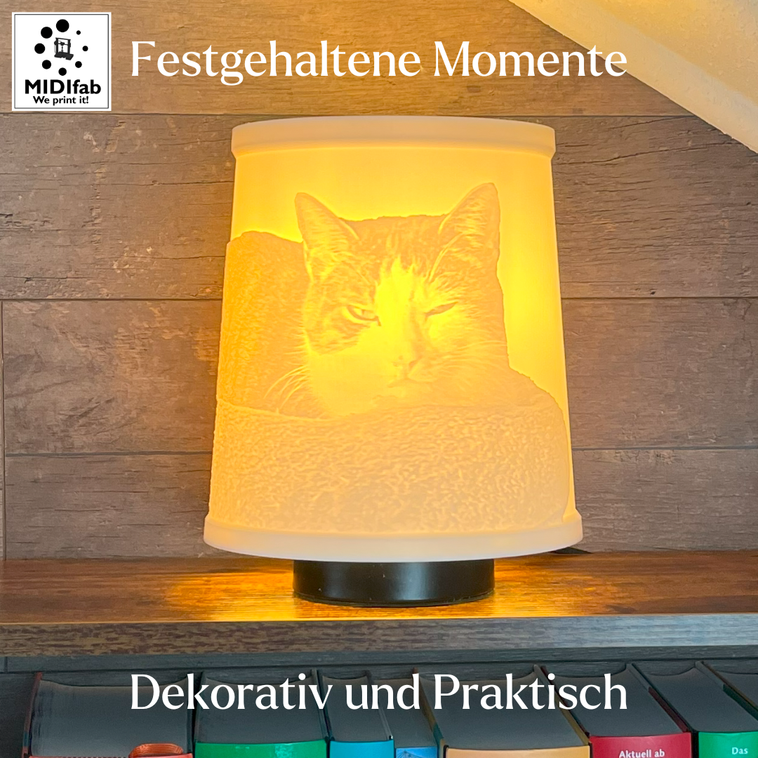 PawLite personalisiertes Gedenklicht für Hunde und Katzen