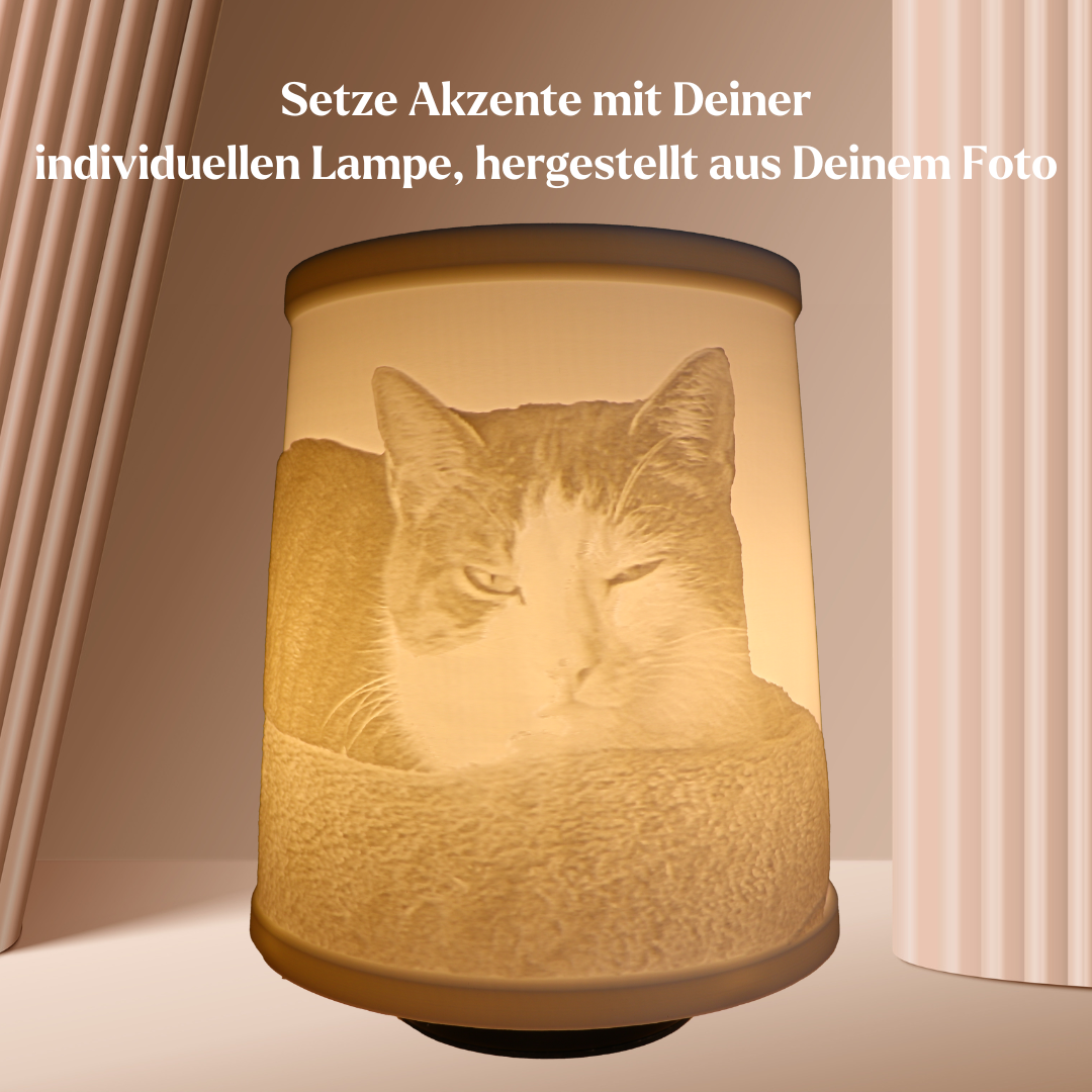 Festgehaltene Momente als Lampe